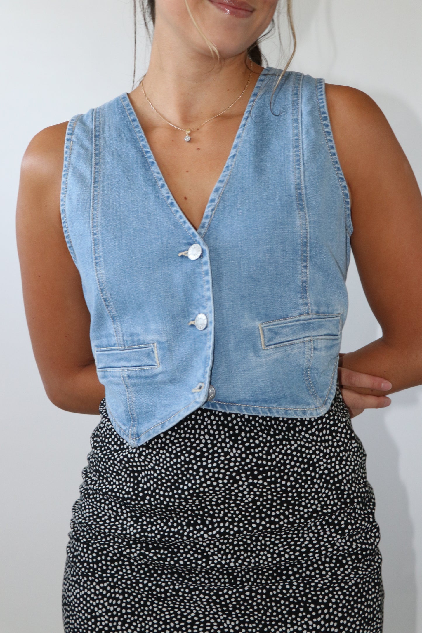 Kelsey Denim Vest