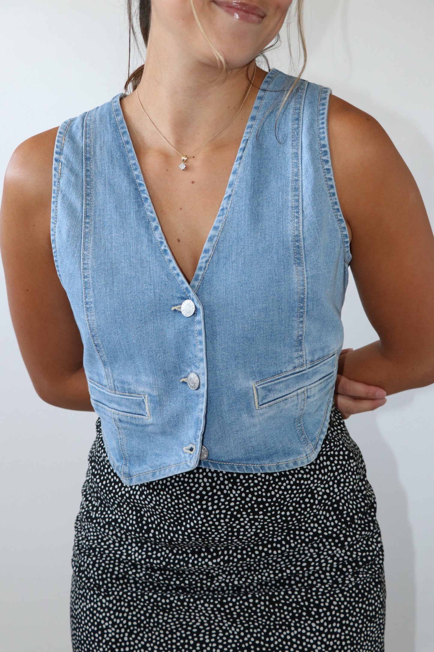 Kelsey Denim Vest