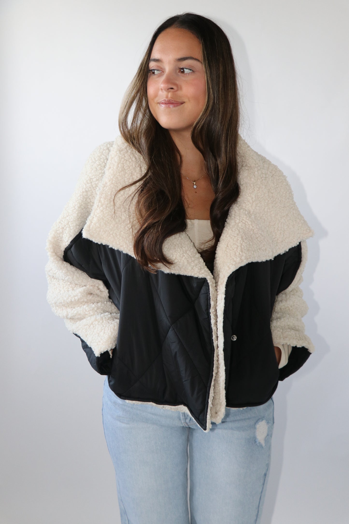 Feelin' Fall Sherpa Jacket