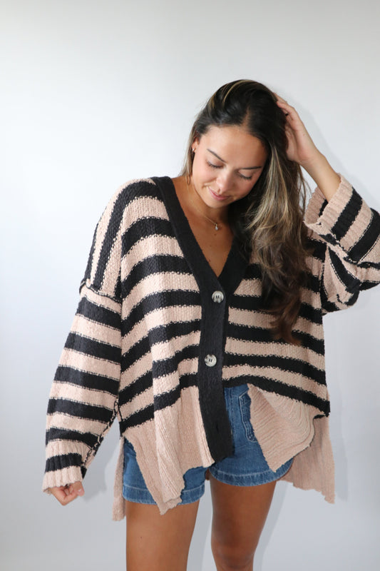 Layla Striped Cardigan