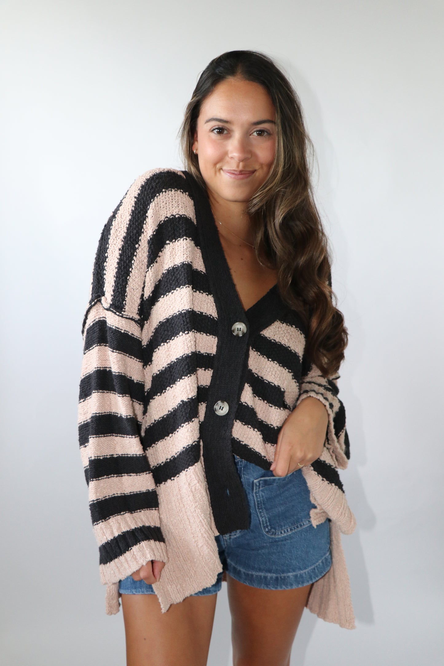 Layla Striped Cardigan