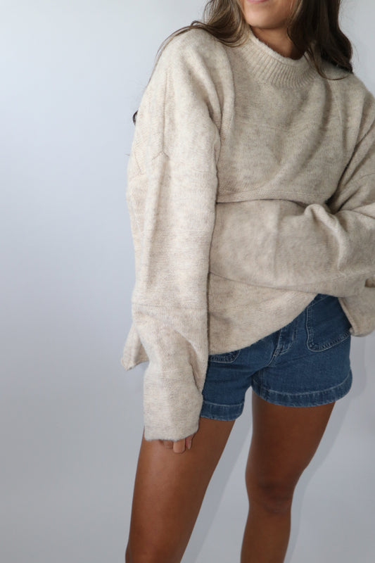 Ryleigh Sweater - Taupe