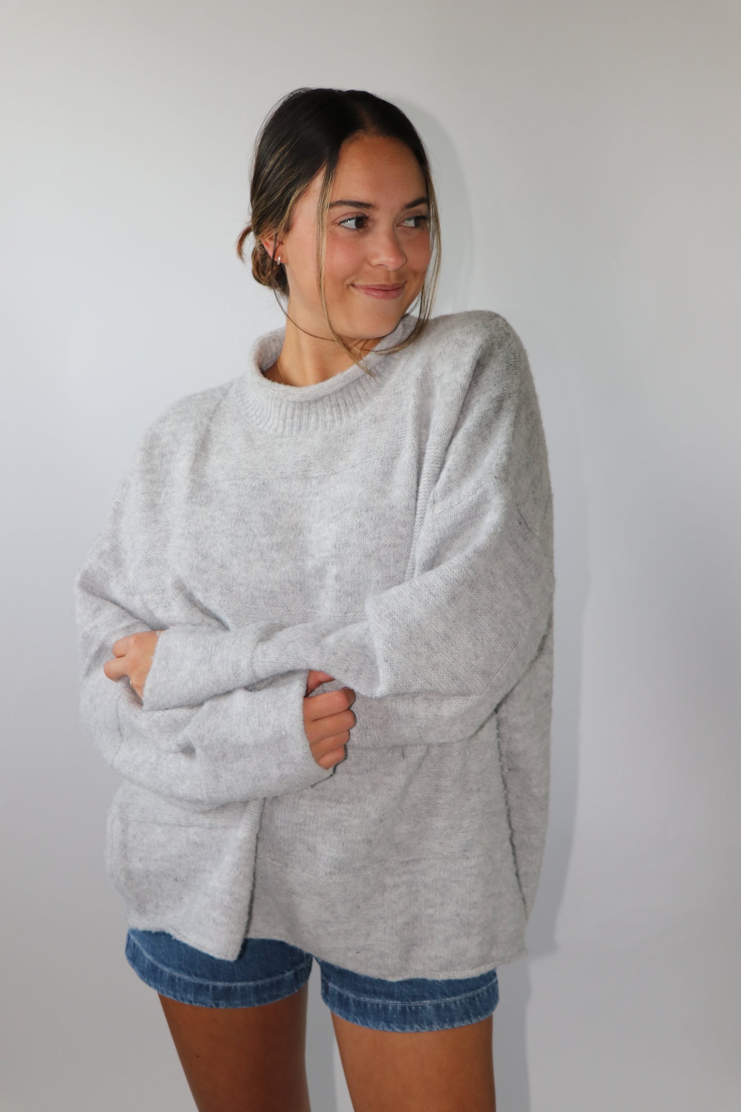 Ryleigh Sweater - Heather Gray