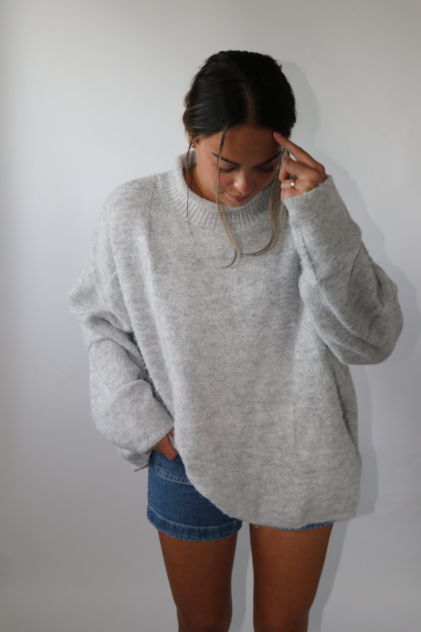 Ryleigh Sweater - Heather Gray