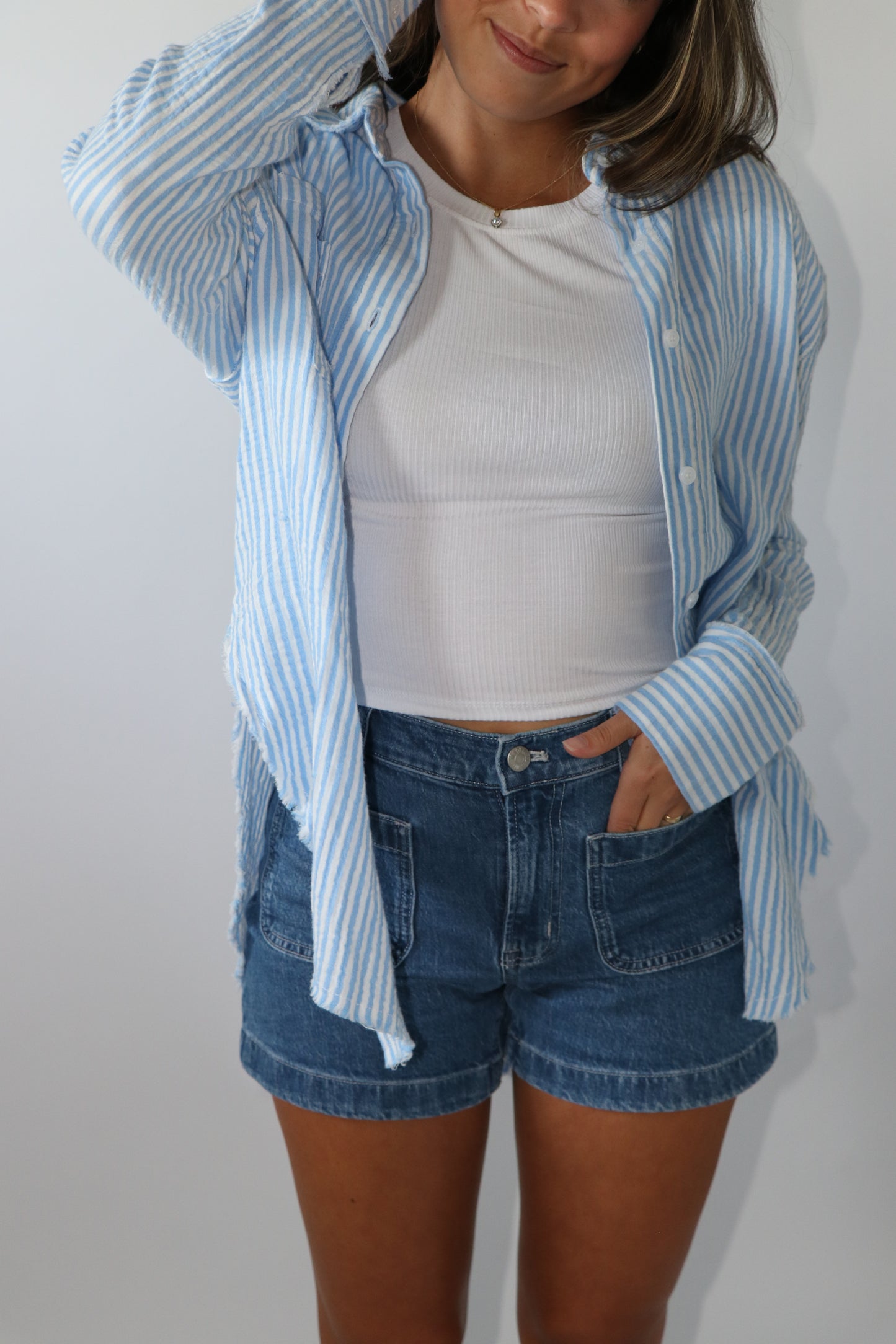 Coastal Button Down Top