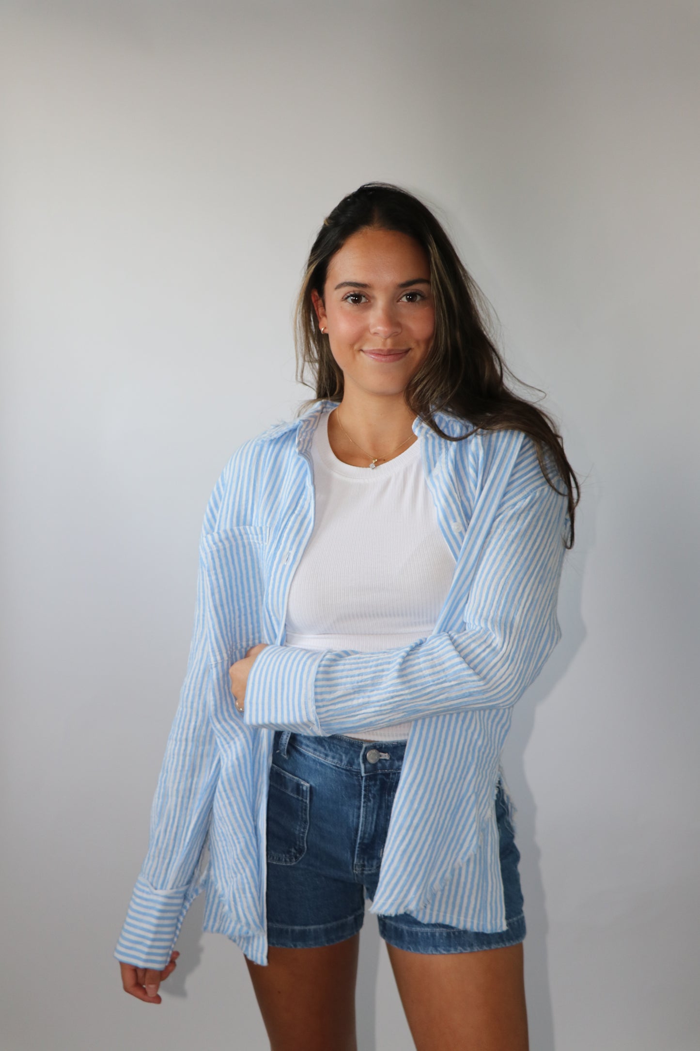 Coastal Button Down Top