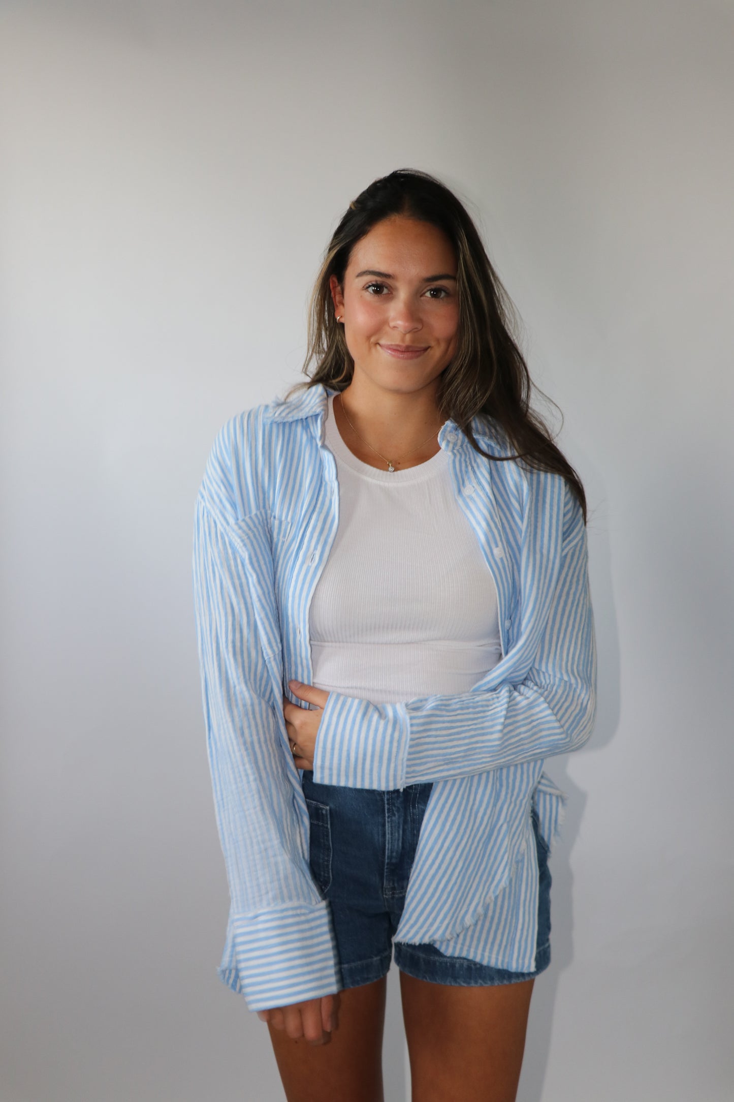 Coastal Button Down Top